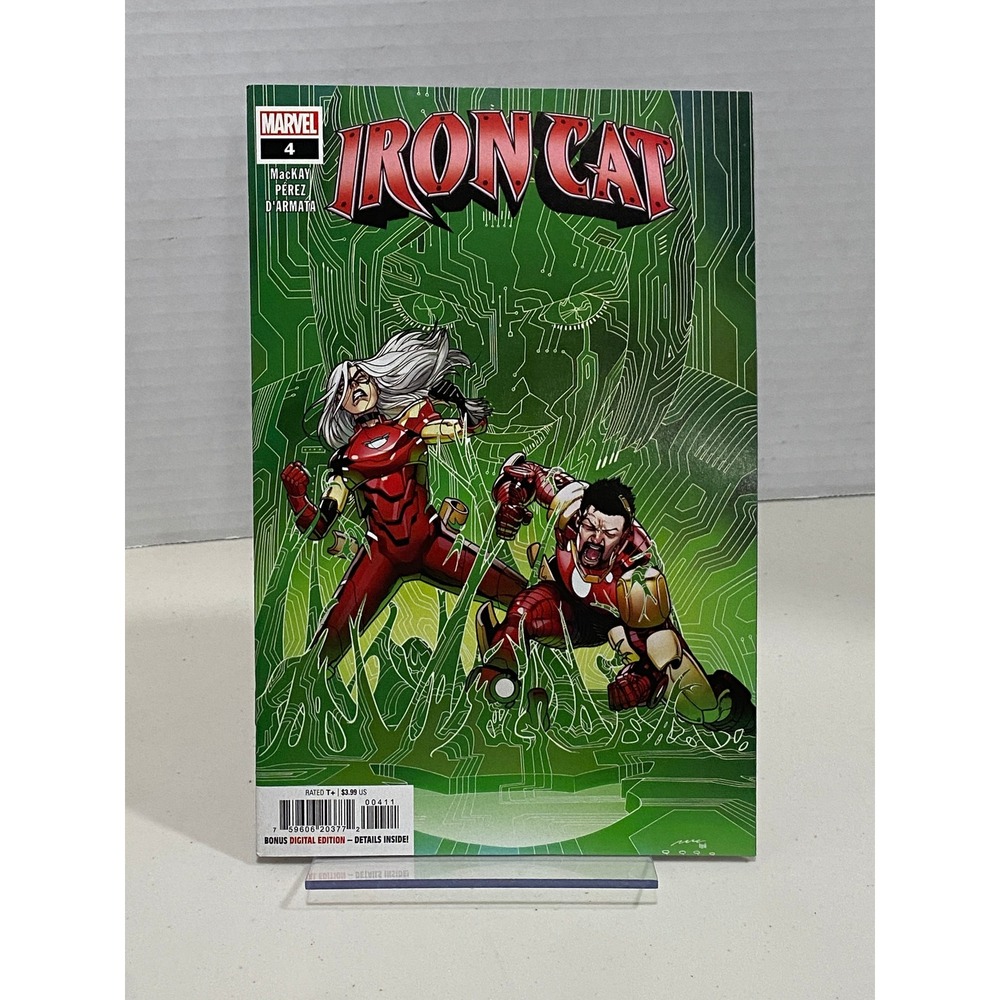 Marvel Comic Book Iron Cat #4 Jed MacKay Pere Perez Green 2022 Excellent